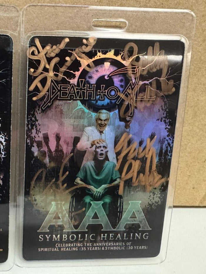 Death to All- Symbolic Healing Tour- AAA Laminate Collectible
