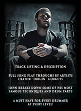 Load image into Gallery viewer, John Longstreth- Drumming of a Madman: Experiments in Modern Metal Drumming VIDEO