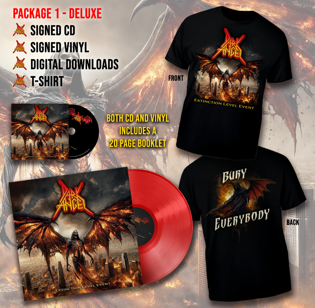 Dark Angel - Extinction Level Event - ALBUM RELEASE-PACKAGE 1 DELUXE