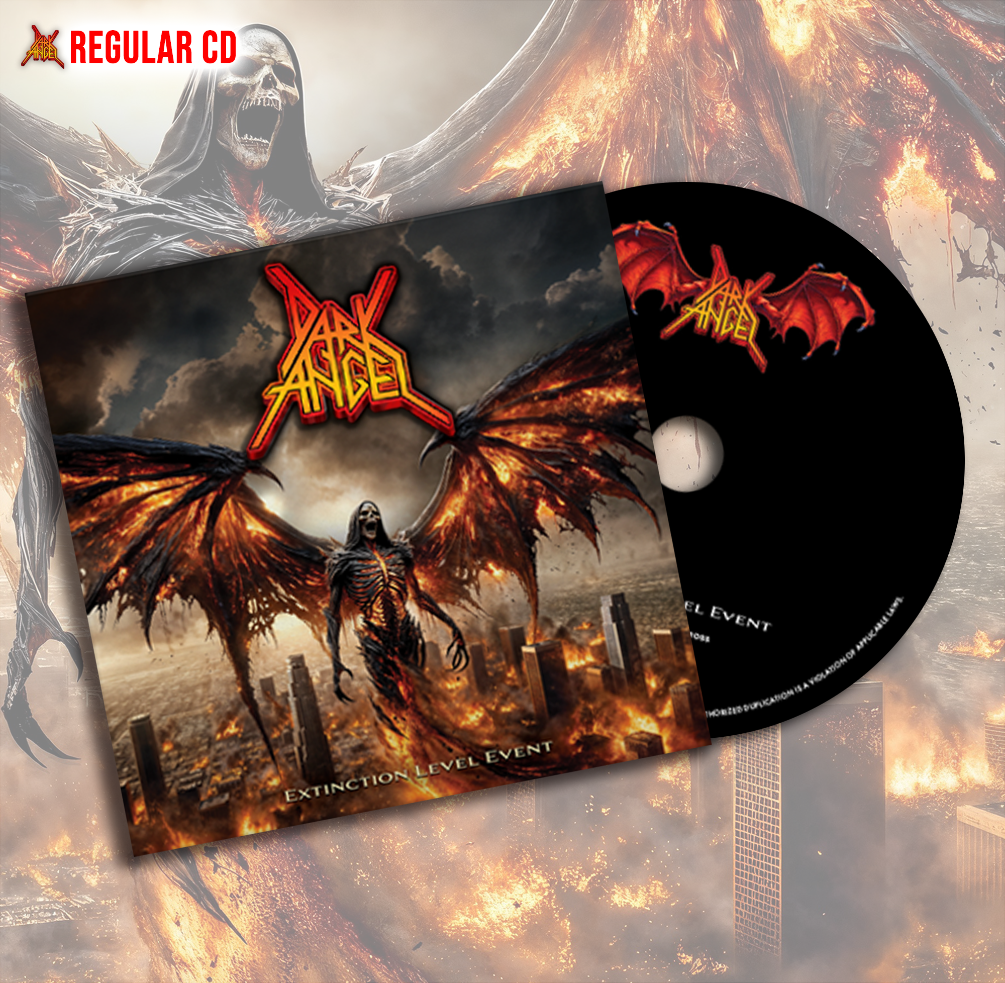 その他 Evolving Towards Extinction [CD] Dark Angel - Extinction Level Event - Black CD – reversedrecords